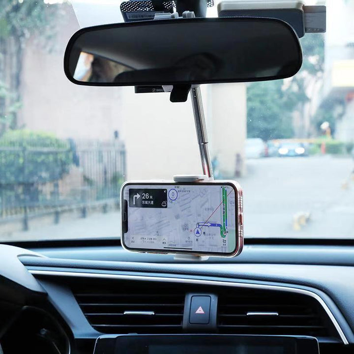 Phone Bracket For Vehicle Rearview Mirror