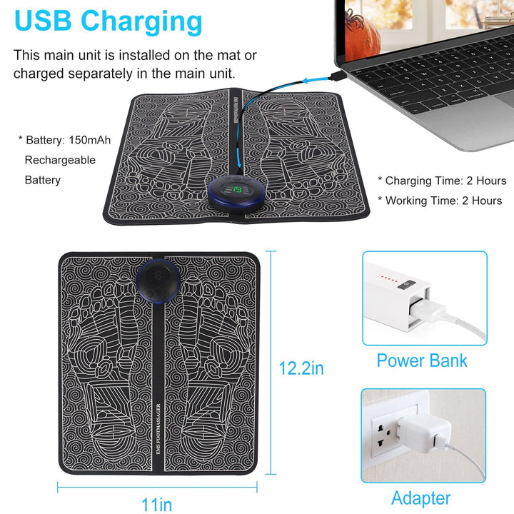 All-in-One Electric Foot Massage Pad