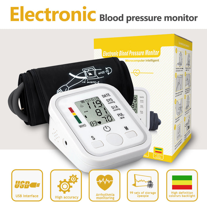 Automatic Upper Arm Blood Pressure Monitor