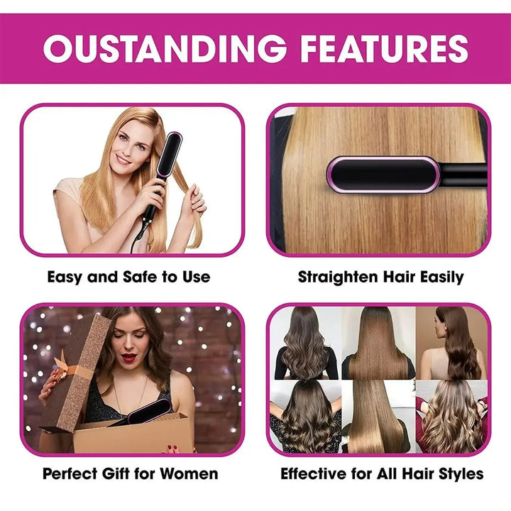 Hair straightener Comb