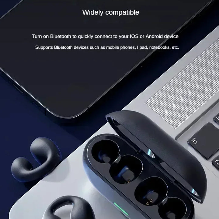 Touch Control Clip on Headphone
