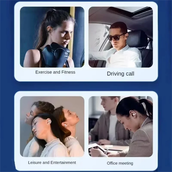 Touch Control Clip on Headphone