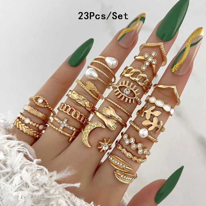 Fashion Knuckle Rings Set