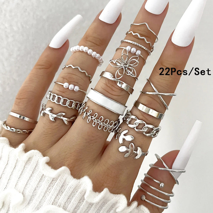 Fashion Knuckle Rings Set