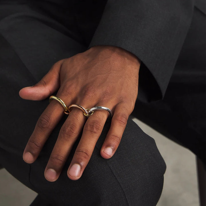 Luxury Zirconia Gold Plating Rings