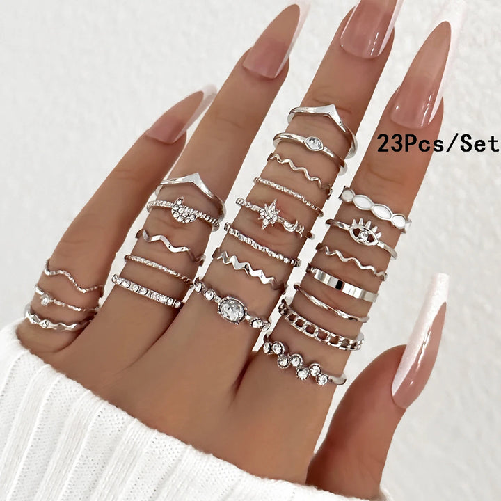 Fashion Knuckle Rings Set