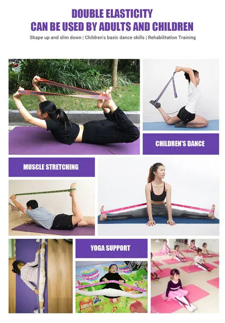 Multi-Section Elastic Yoga Resistance Bands