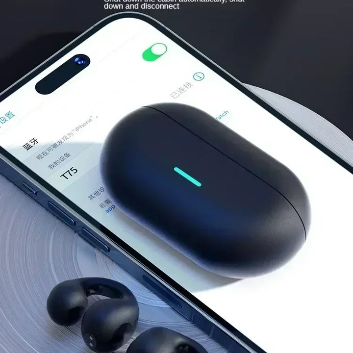 Touch Control Clip on Headphone