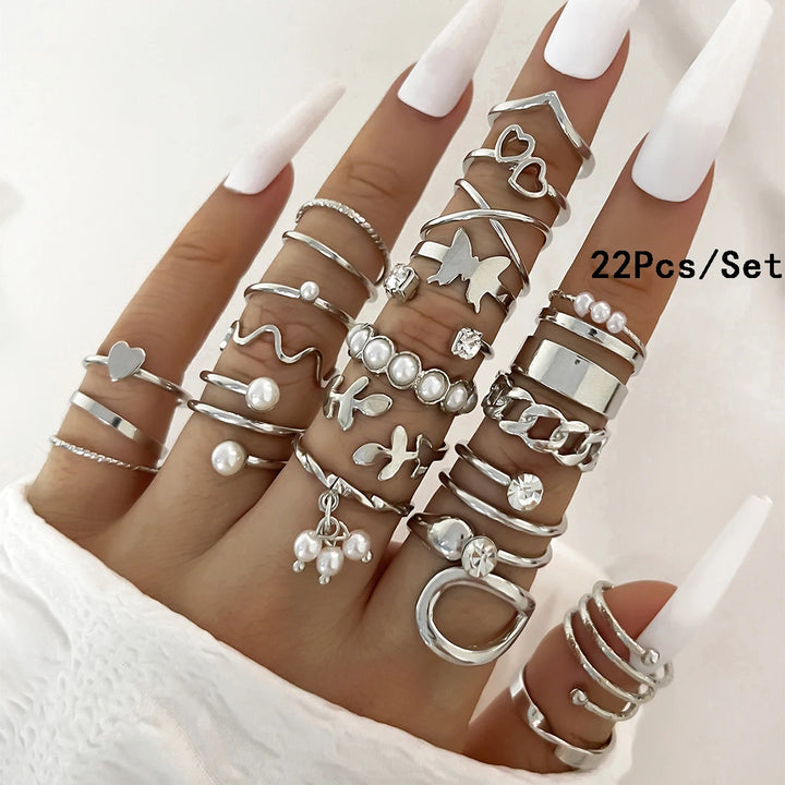 Fashion Knuckle Rings Set