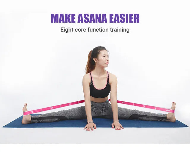 Multi-Section Elastic Yoga Resistance Bands