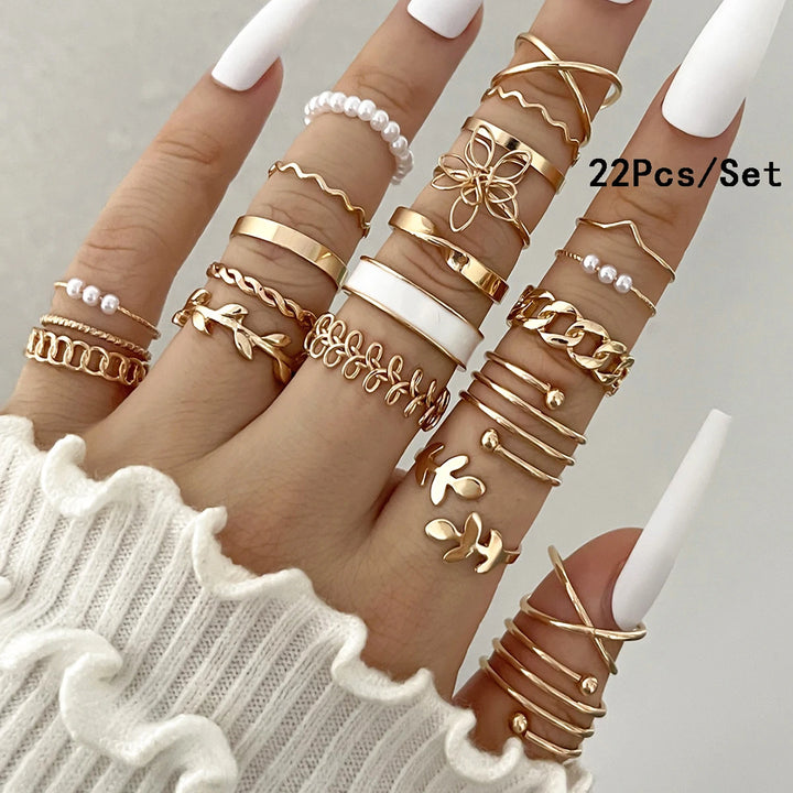 Fashion Knuckle Rings Set