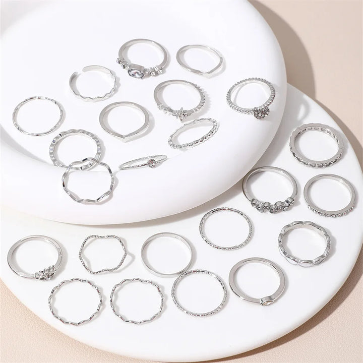 Fashion Knuckle Rings Set