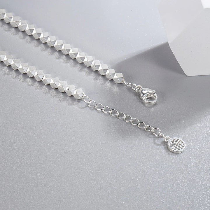 925 Irregular Bead chain Bracelets