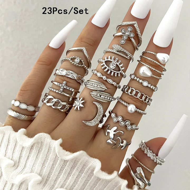 Fashion Knuckle Rings Set