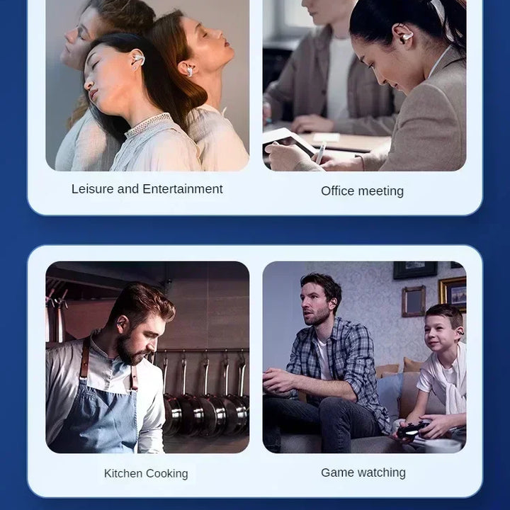 Touch Control Clip on Headphone