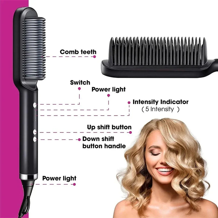 Hair straightener Comb