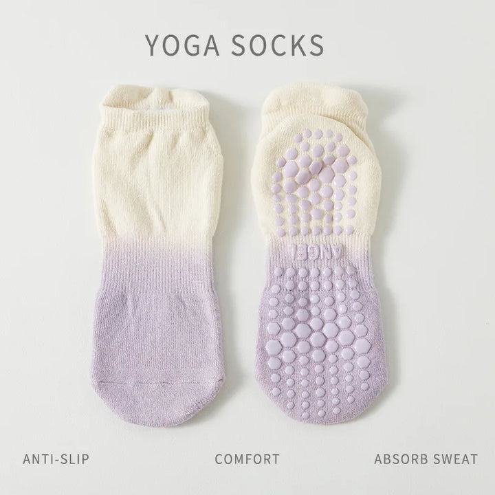 Non-Slip Gradient Yoga Socks for Women