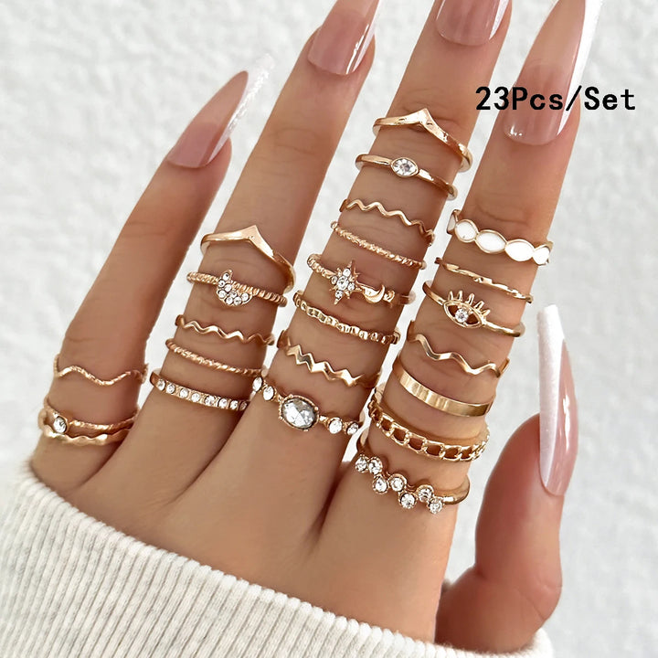 Fashion Knuckle Rings Set