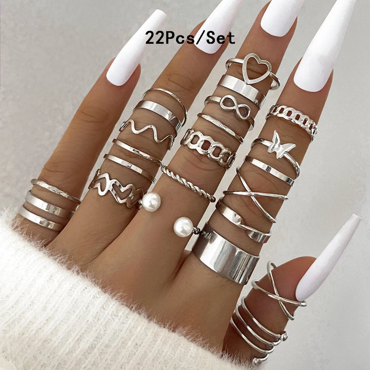 Fashion Knuckle Rings Set