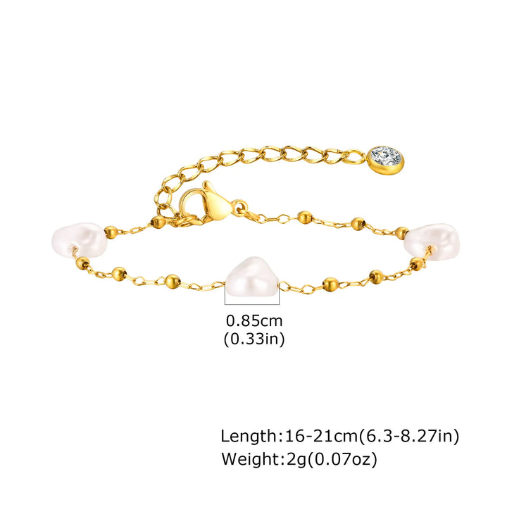 Gold Stainless Steel Chain Bracelet
