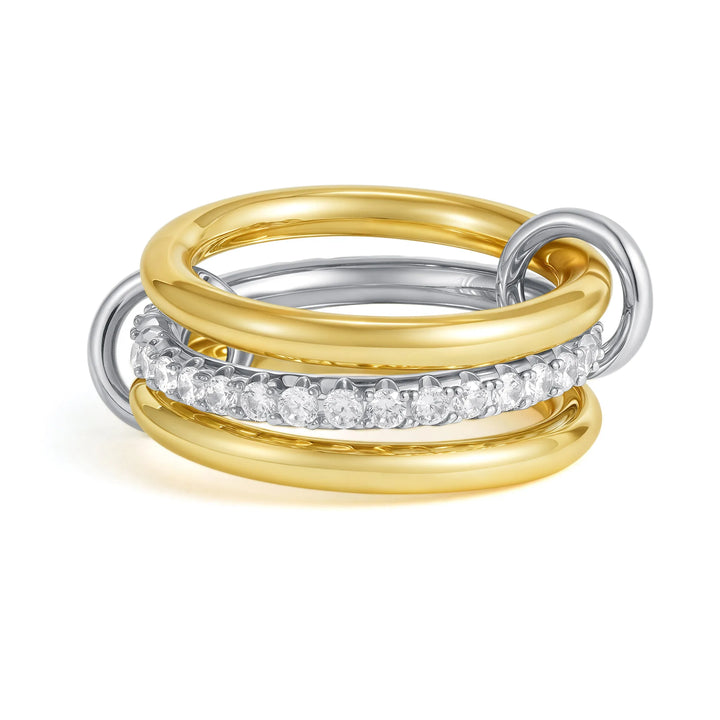 Luxury Zirconia Gold Plating Rings