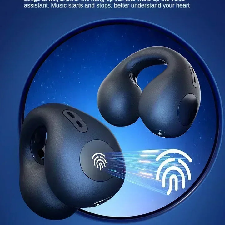 Touch Control Clip on Headphone