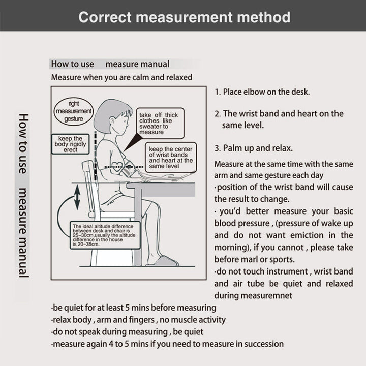 Automatic Upper Arm Blood Pressure Monitor