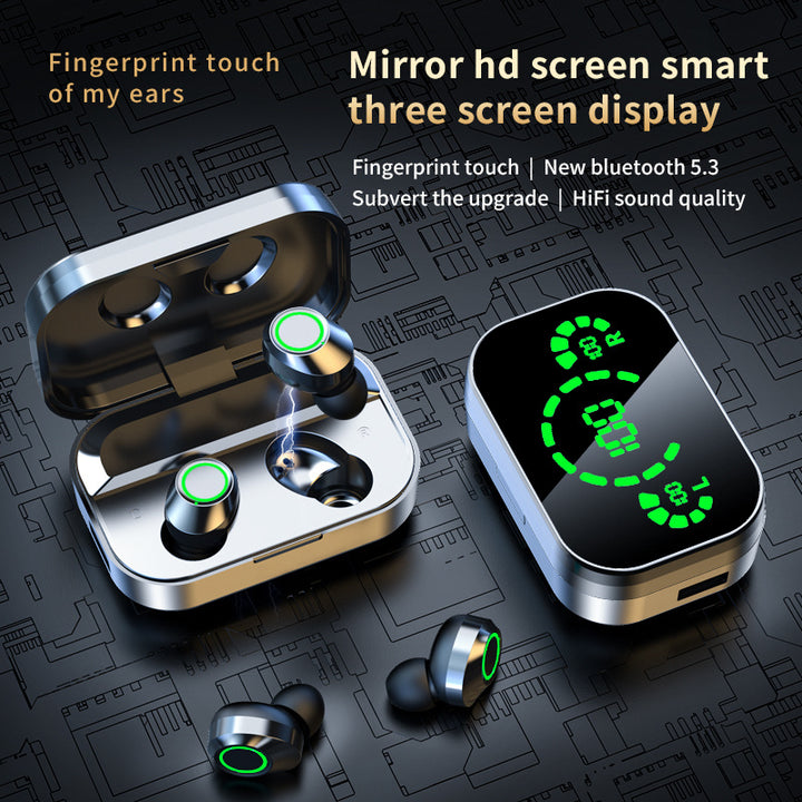Smart Digital Display Wireless Headset